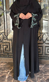 Emerald Abaya – Elegant Handwork Sleeve Abaya for Women