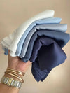 Crinkle Silk Hijabs – Soft Lightweight Wrinkle-Texture Scarf for Women