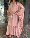 Amirah Pink Abaya – Elegant Modest Wear with Soft Feminine Charm