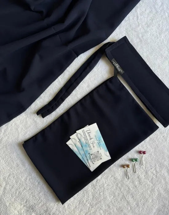 Colored Saudi Niqab Sets – Matching Hijab & Soft Breathable Face Veil