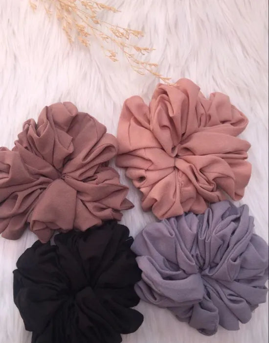 Hijab Volumizer Scrunchies – Hair Bun Volume Enhancer for Hijab