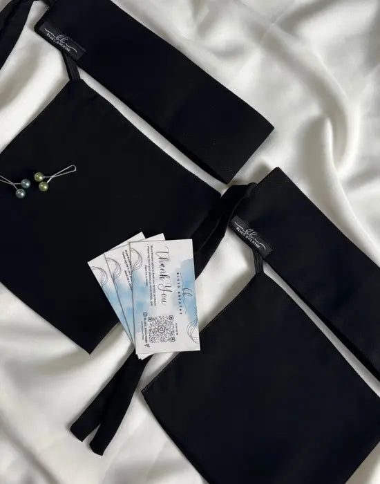 Premium Classic Saudi Niqab – Soft & Breathable Face Veil