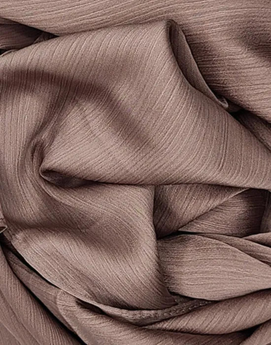 Crinkle Silk Hijabs – Soft Lightweight Wrinkle-Texture Scarf for Women