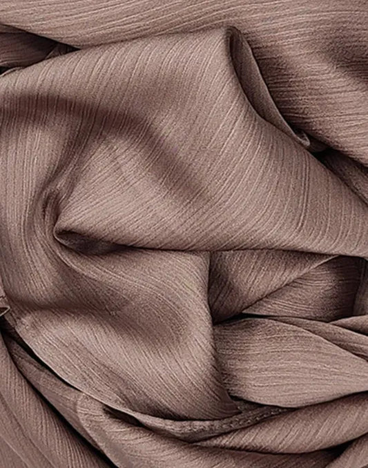 Crinkle Silk Hijabs – Soft Lightweight Wrinkle-Texture Scarf for Women